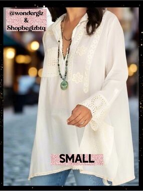 🔥🔥🔥ONE ITEM DEAL OF THE DAY JOHNNY WAS TUNIC SMALL Reduced Buy Now & Save